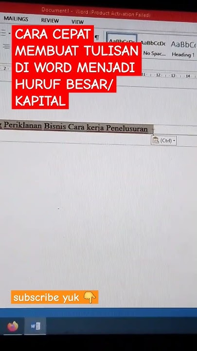 3 Cara Otomatis Kapital di Word Agar Tidak Typo, Wajib Coba!