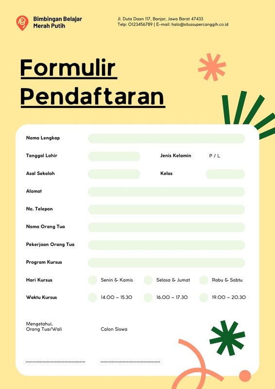 Formulir Spmb Smp 20252026
