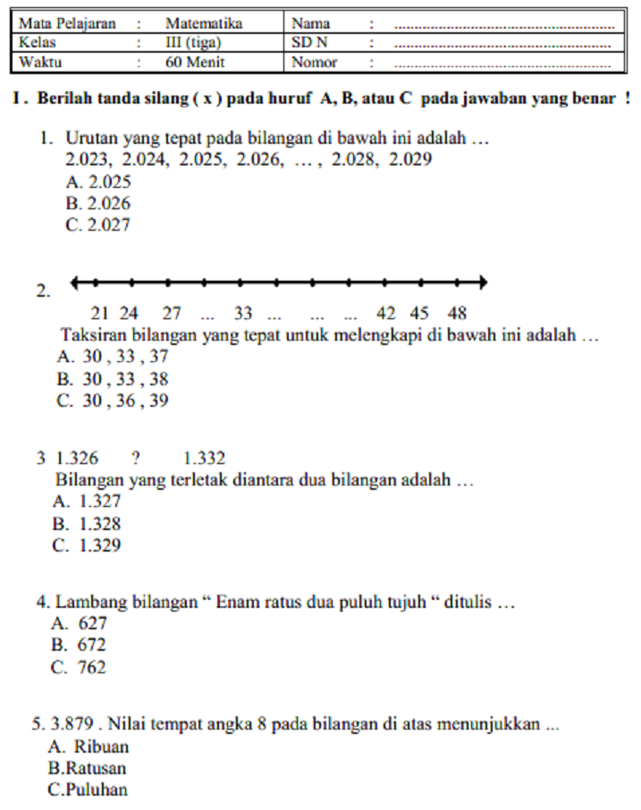 Rahasia 7 Soal PAS Kelas 3 Semester 2 yang Selalu Muncul di Ujian 2026 Rahasia 7 Soal PAS Kelas 3 Semester 2 yang Selalu Muncul di Ujian 2026