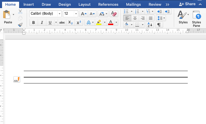 5 Cara Buat Garis di Microsoft Word Tutorial Lengkap