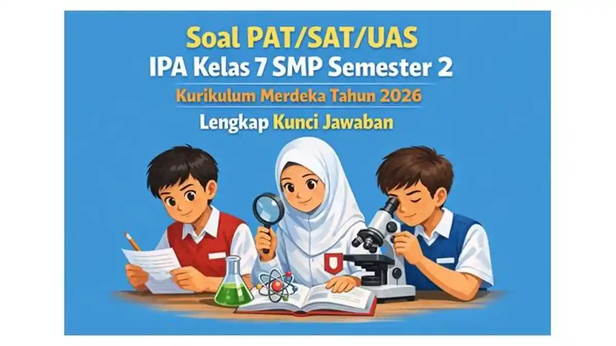 20 Soal SAS IPA Kelas 7 SMP Semester 2 Kurikulum Merdeka Tahun 2026 dan