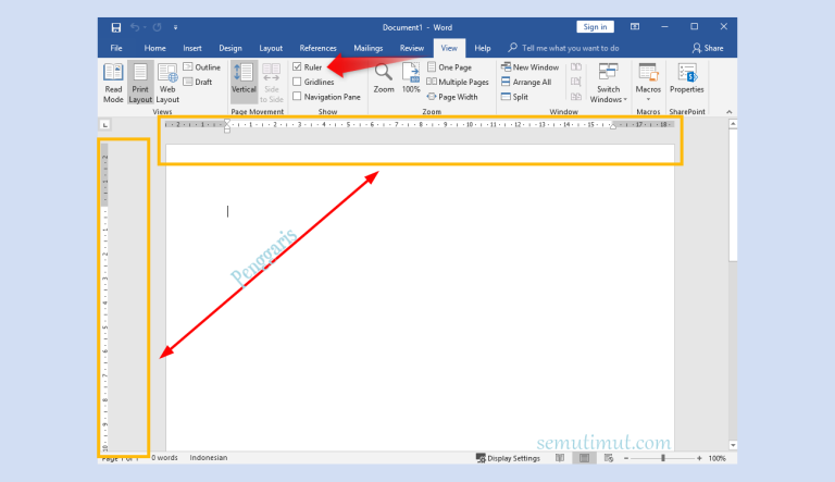 Wajib Tahu! 3 Langkah Cara Memunculkan Ruler di Word 2010 untuk Titik Dua Sejajar