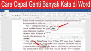 5 Cara Mengubah 1 Kata Pada Word Dengan Trik Tersembunyi yang Wajib Kamu Tahu