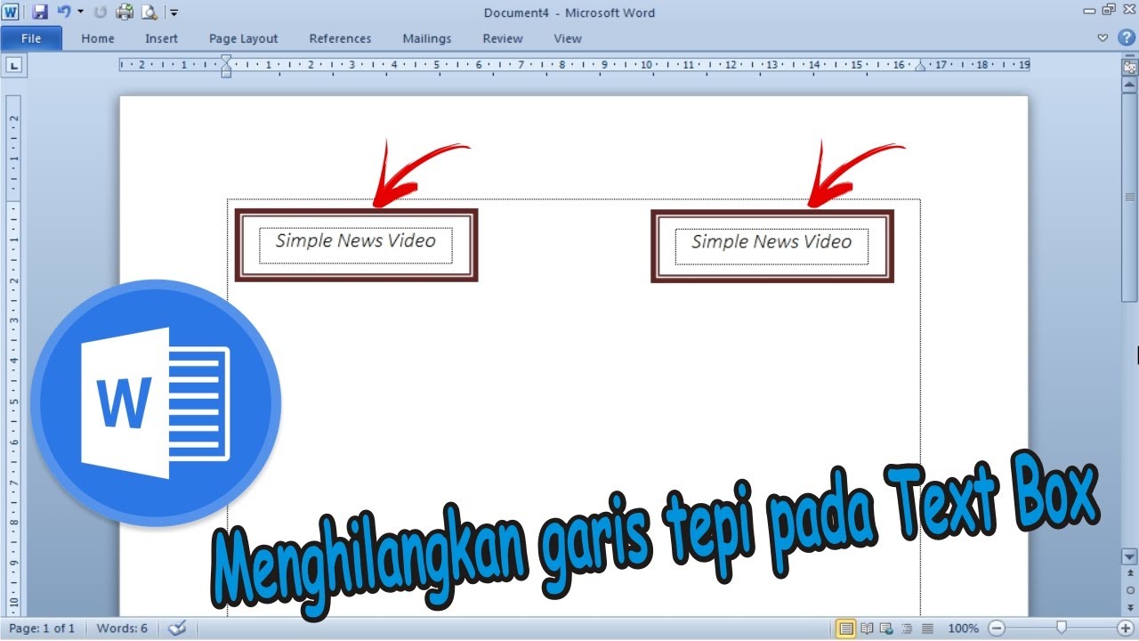 Cara Menghilangkan Garis Tepi Pada Text Box Di Word Youtube - Free Word Cara Menghilangkan Garis Tepi Pada Text Box Di Word Youtube - Free Word
