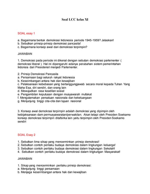 Soal lcc 3 kelas xi DOCX