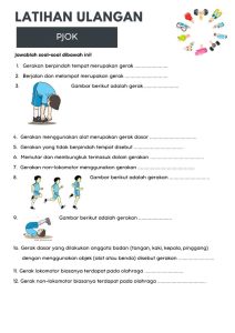 Ternyata Ini Contoh Soal Latihan Ulangan PJOK Kelas 5 K13 Semester 2 yang Paling Sering Muncul