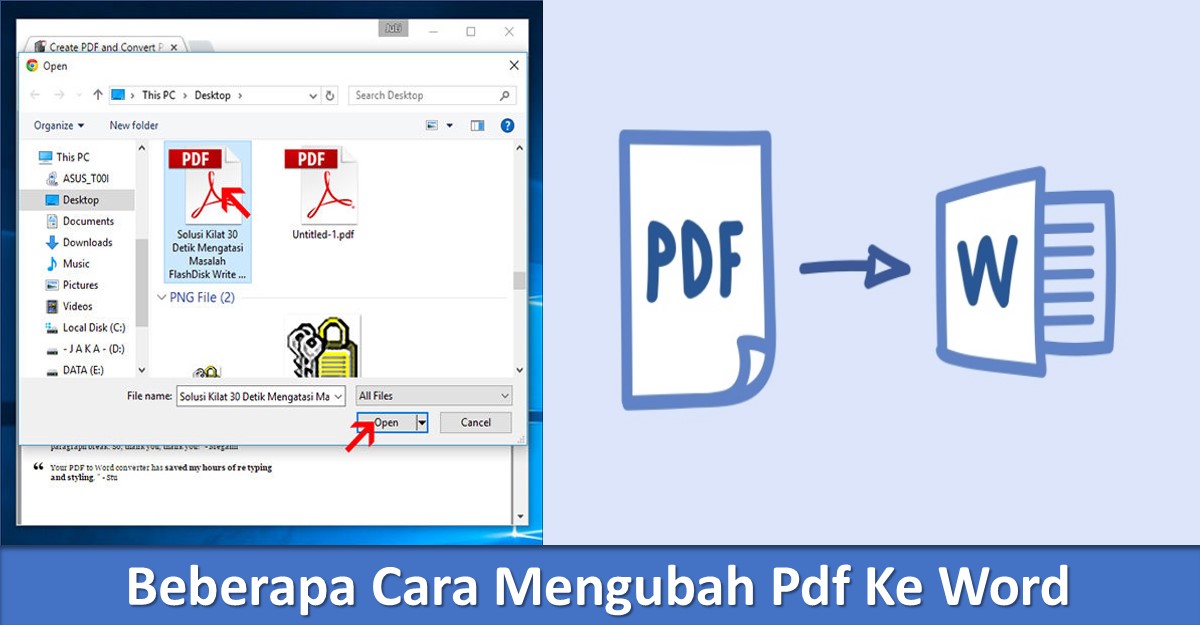 3 Cara Mengubah PDF yang Terkunci ke Word di Laptop, Ternyata Semudah Ini Tanpa Aplikasi Tambahan