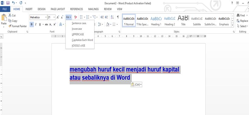 7 Rahasia Cepat cara ubah huruf kapital word Tanpa Ruler yang Selama Ini Salah