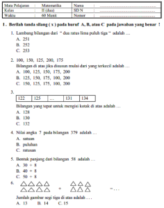 Akhirnya Tersedia Kumpulan Contoh Soal Latihan Matematika untuk Kelas 2 SD yang Bikin Anak Makin Jago Berhitung