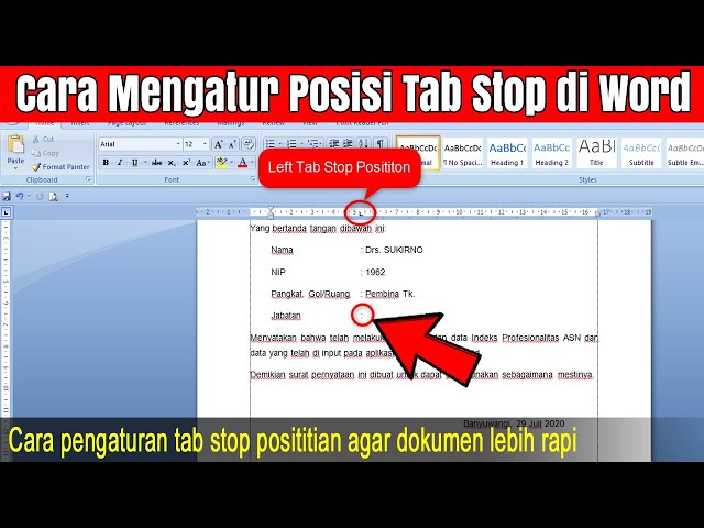 Cara Mengubah Pengaturan Tab pada MS Word 2007 yang Jarang Diketahui, Ternyata Semudah Ini