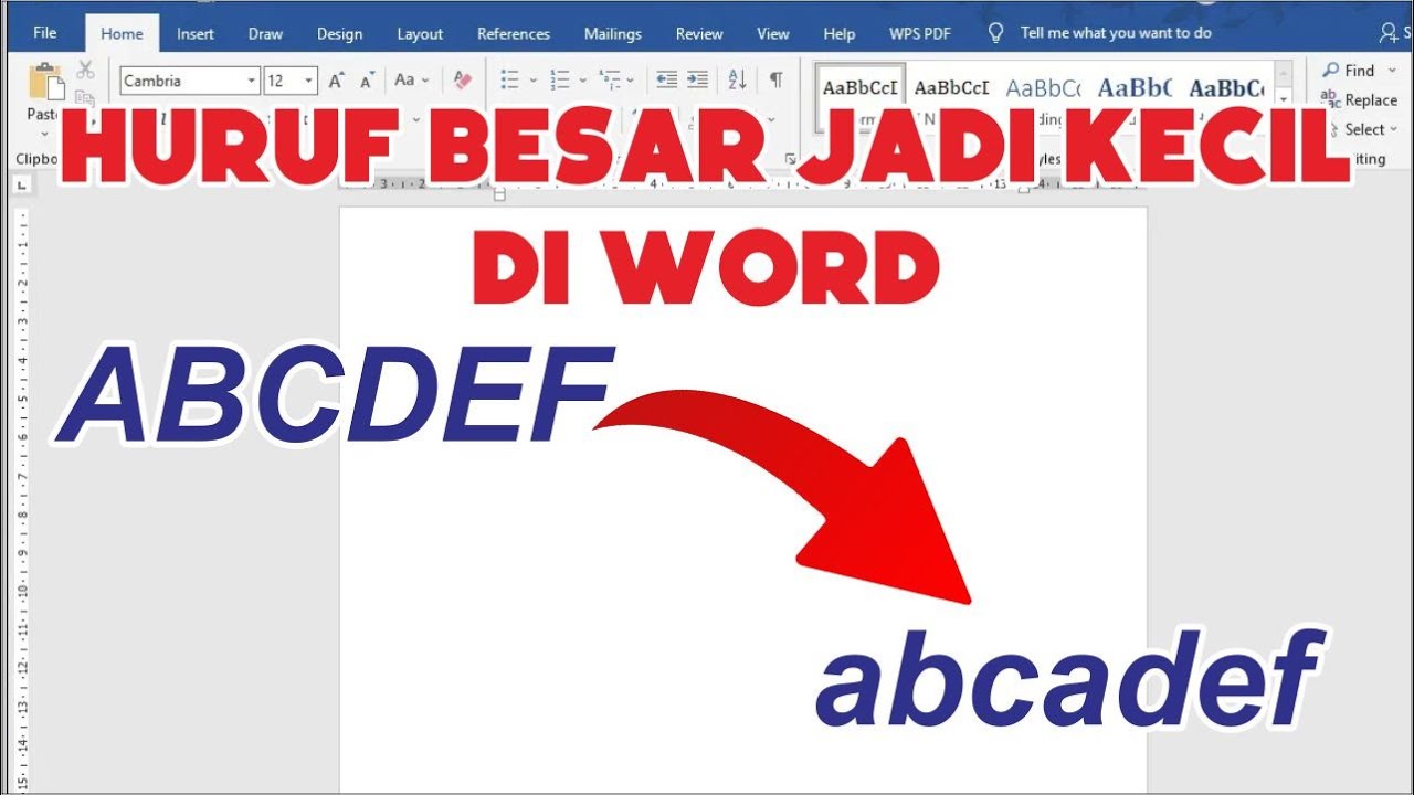 Terbukti 7 Rahasia cara ubah huruf besar jadi kecil di ms word yang jarang diketahui