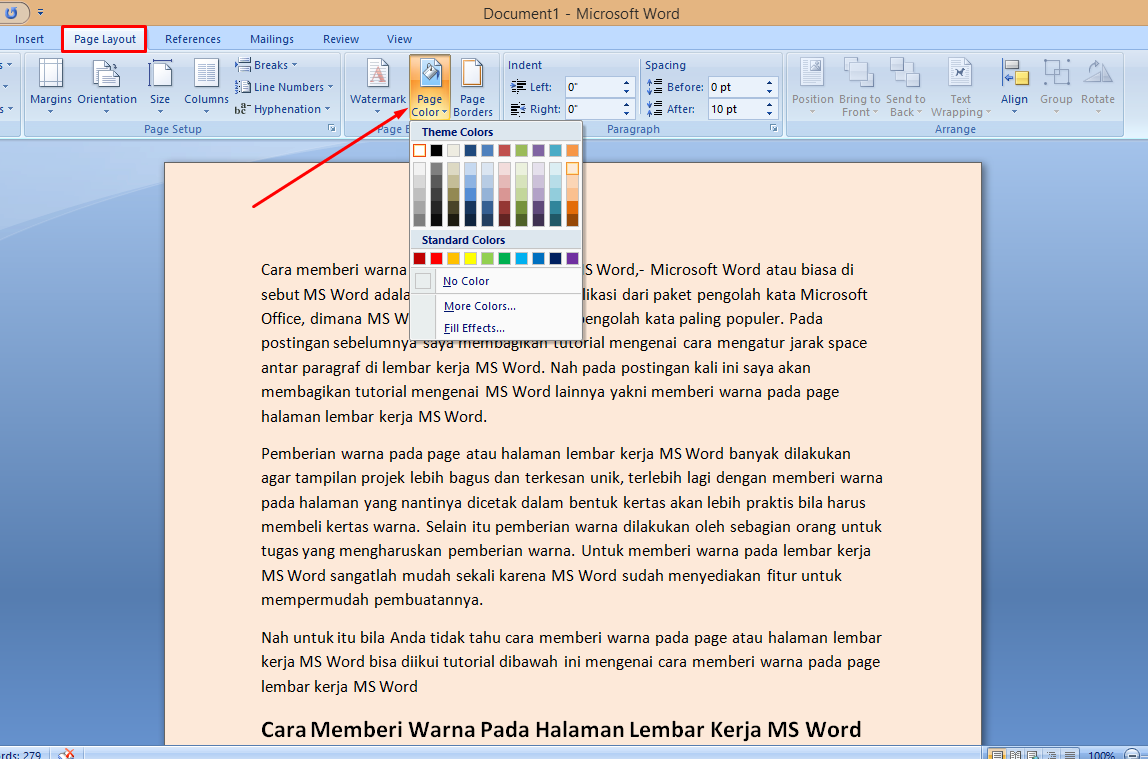 Ternyata Begini Cara Mengubah Warna pada Tampilan MS Word Sekaligus Menghapus Halaman Kosong yang Jarang Diketahui