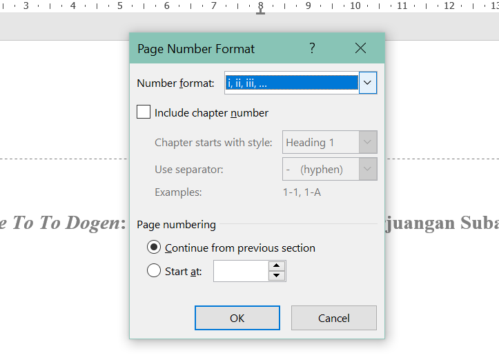 Cara Membuat Nomor Halaman Di Word