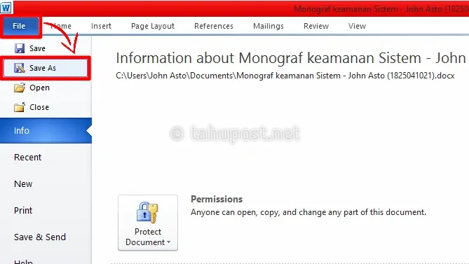 Ternyata Semudah Ini Cara Mengubah Word 2010 ke PDF Setelah Membuat Daftar Isi Otomatis, Wajib Tahu