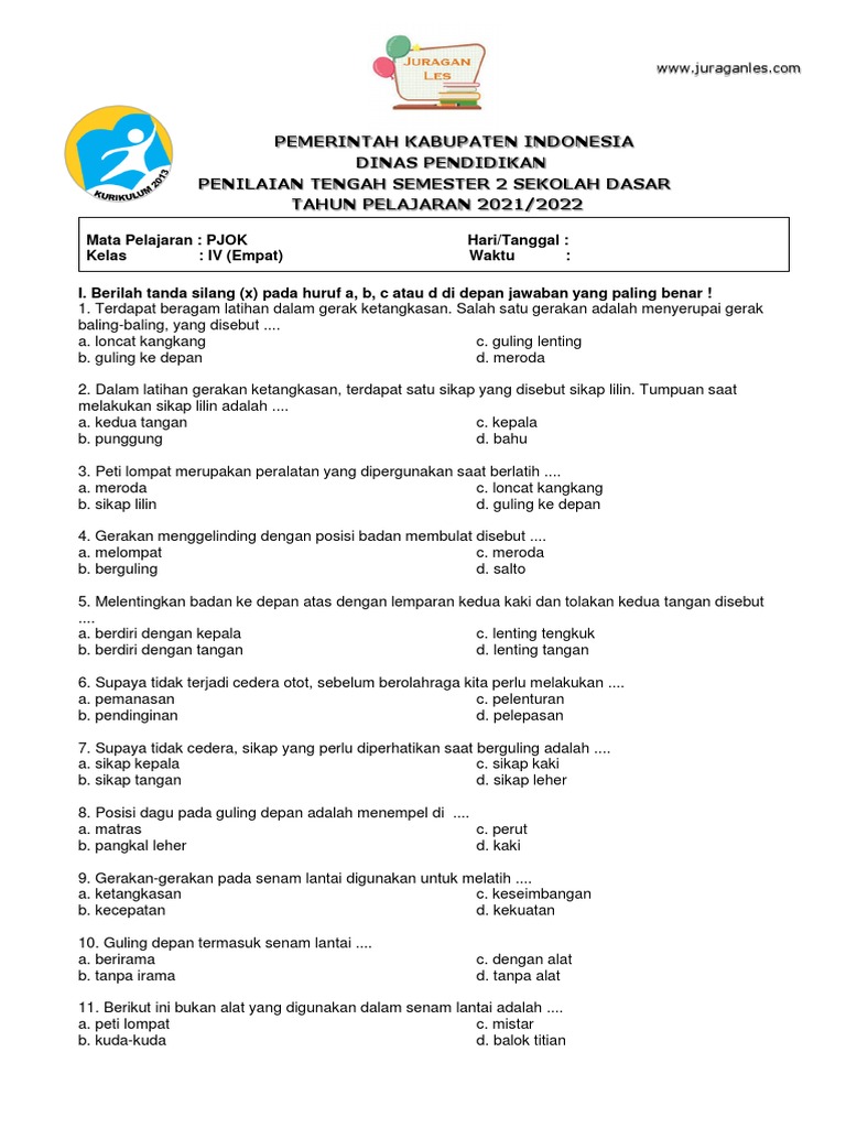 Rahasia Nilai Sempurna dengan Bocoran Soal PTS Kelas 4 K13 Semester 2 Terbaru